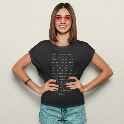 Multiple Languages | Women's Slouchy Top by The Happy Givers