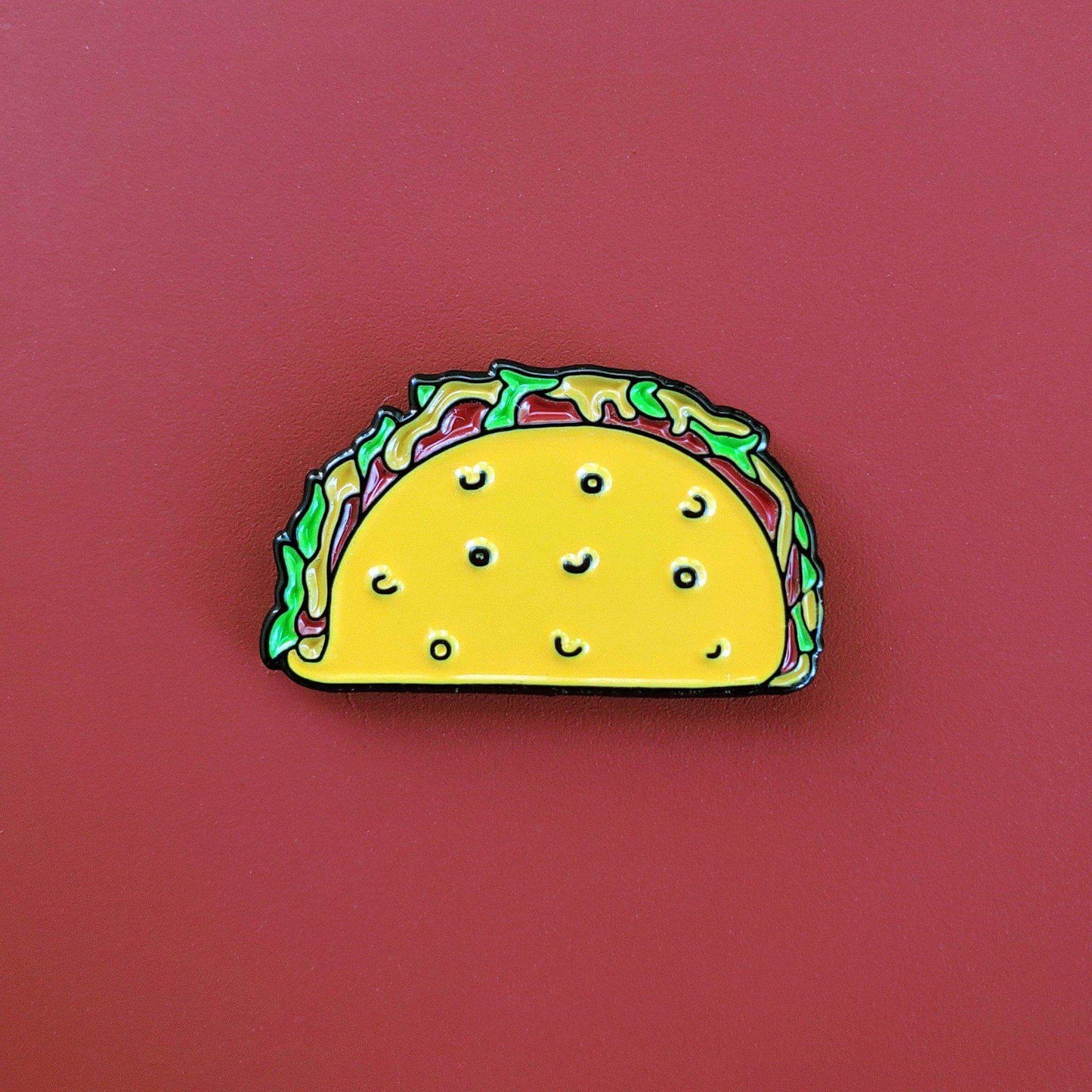 Taco Pin by Kolorspun