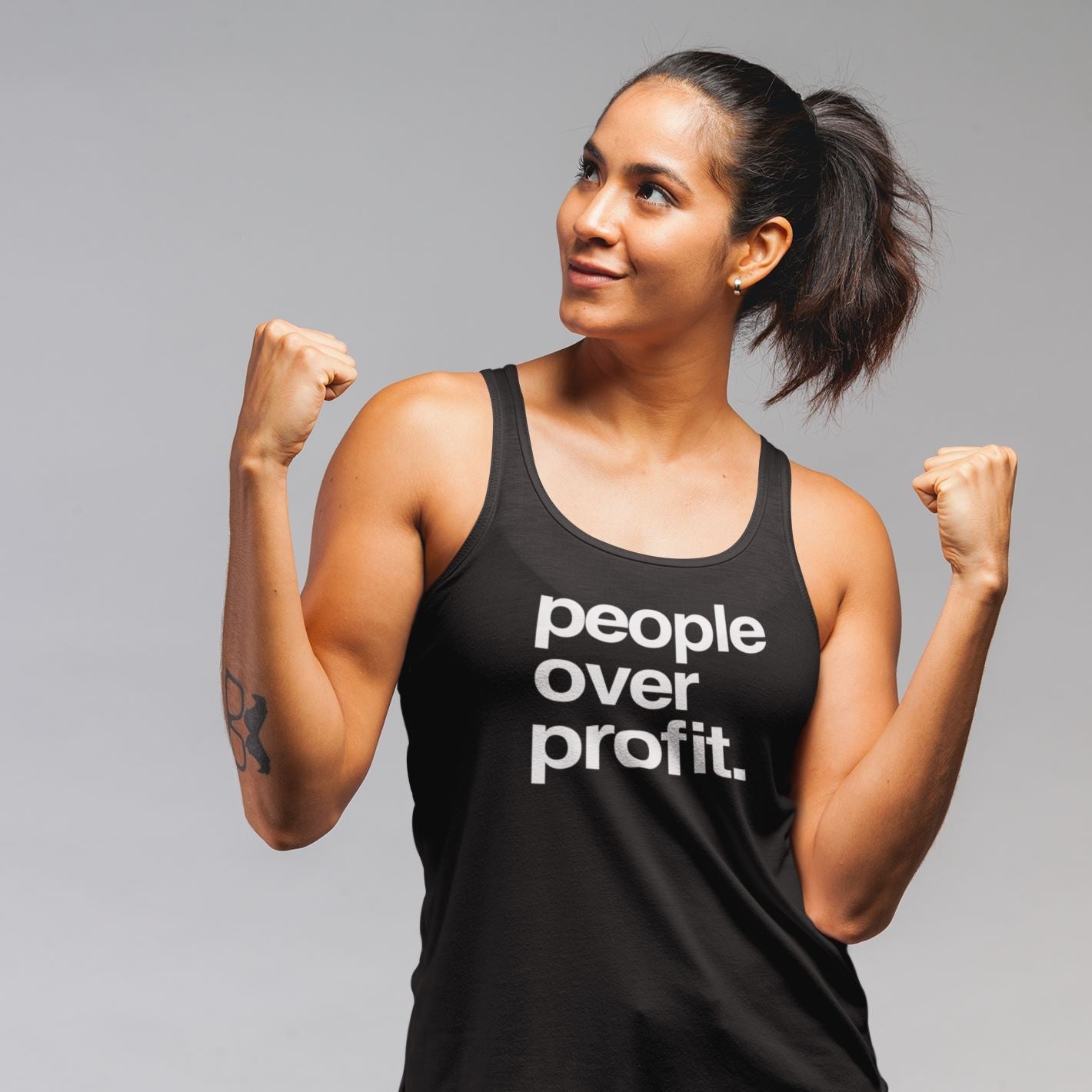 People Over Profit | Women's Tank Top by The Happy Givers