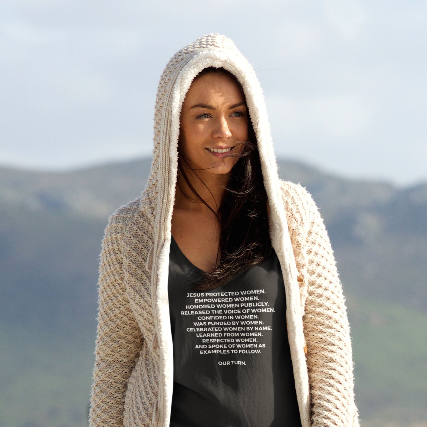 Jesus - Women | Women's Slouchy Top by The Happy Givers