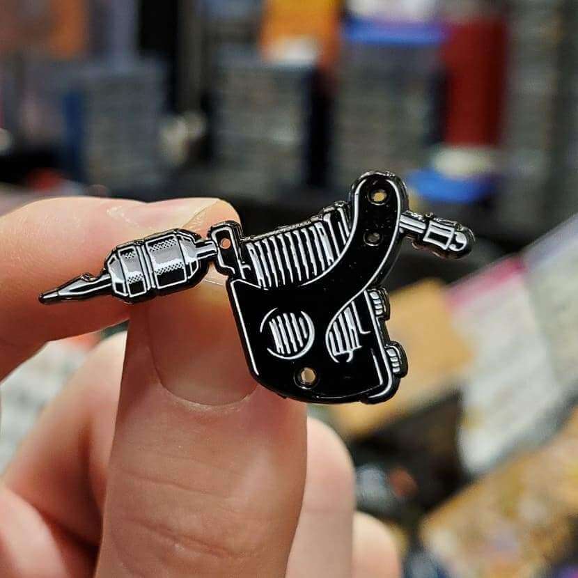 Tattoo Machine Pin by Kolorspun