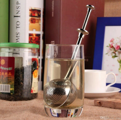 Tea Ball Infusers Long-Handle Stainless Steel Tea Strainer Reusable Tea Diffuser by Plugsus Home Furniture