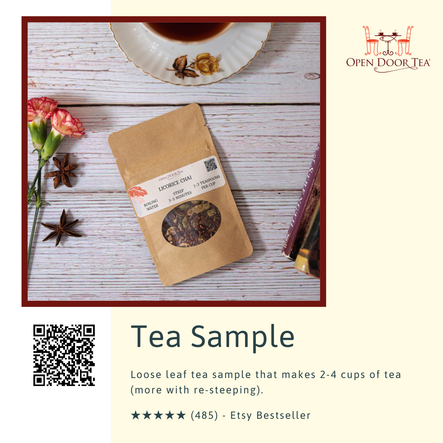 Floral Gift Box by Open Door Tea