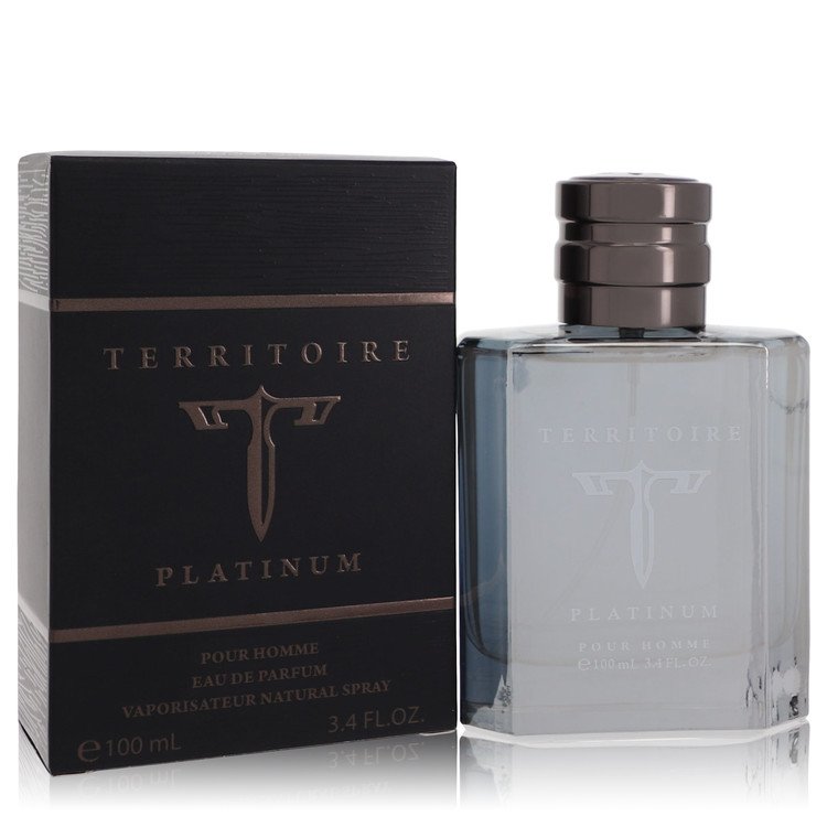 Territoire Platinum by YZY Perfume Eau De Parfum Spray 3.4 oz for Men by Avera Group