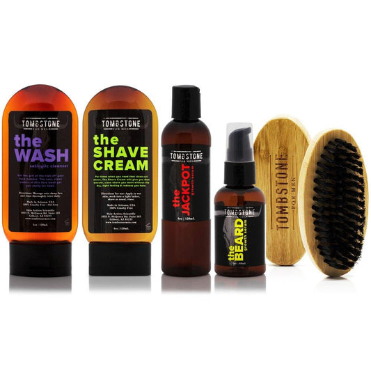 The Beard Buddy Beard Care Kit - The Wash, The Shave Cream, The Jackpot, The Beard, & The Beard Brush by VYSN