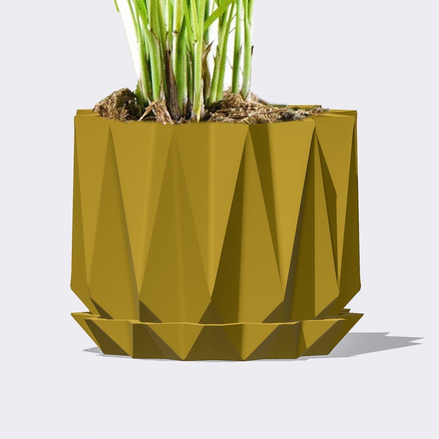 The Celestial Plant Pot with Drainage and Drip Tray, Modern Planters by Rosebud HomeGoods