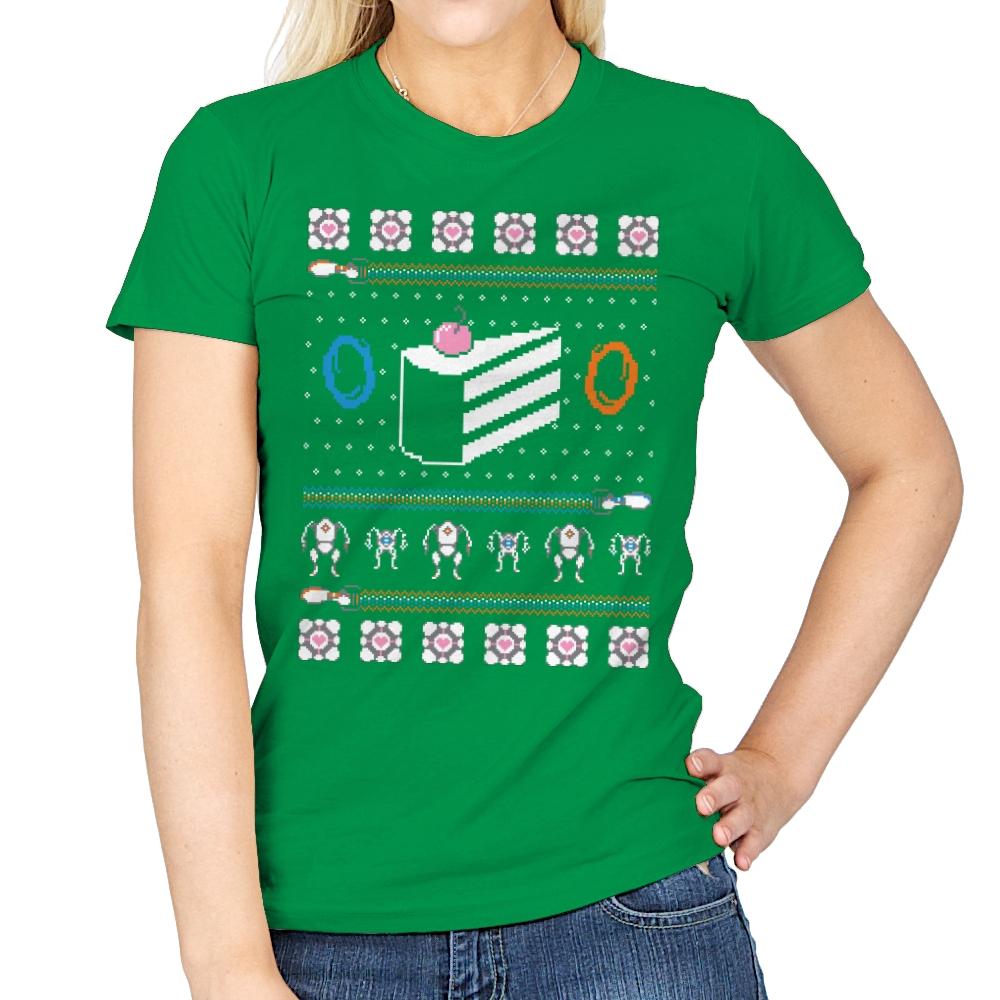 The Christmas Cake is a Lie - Womens by RIPT Apparel