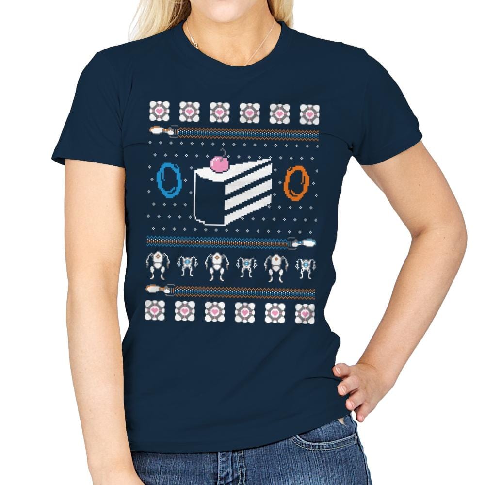 The Christmas Cake is a Lie - Womens by RIPT Apparel