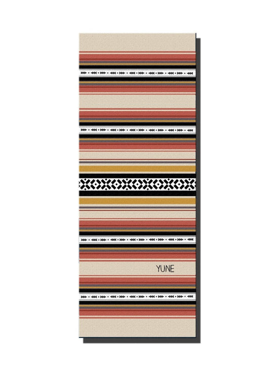 Yune Yoga Best Yoga Mat 5mm Dion Striped Mat by Yune Yoga