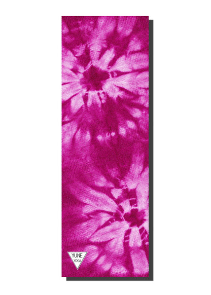 Yune Yoga Pink Tie Dye Mat Elan 5mm by Yune Yoga