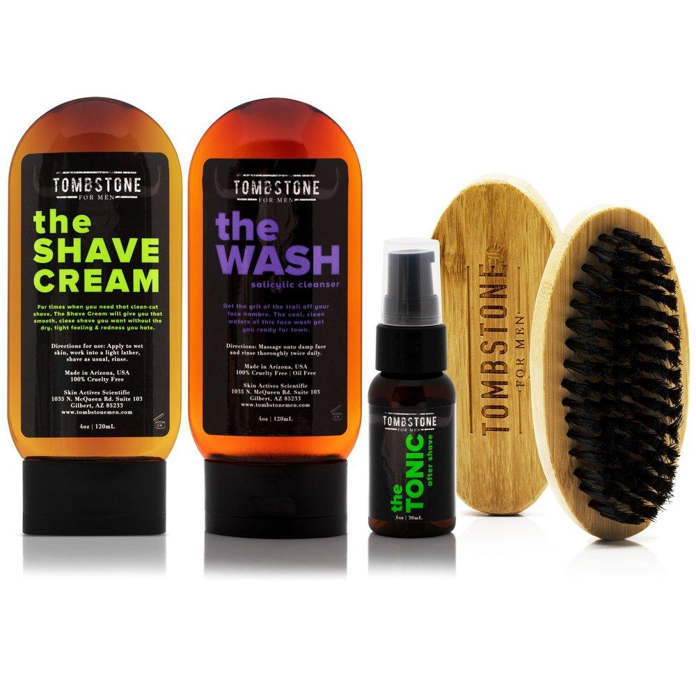 The Handsome Beard Care Kit - The Shave Cream, The Wash, The Tonic, & The Beard Brush by VYSN