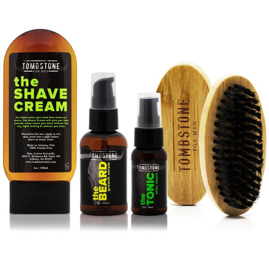 The Ideal Man Beard Care Kit - The Shave Cream, The Beard, The Tonic, & The Beard Brush by VYSN