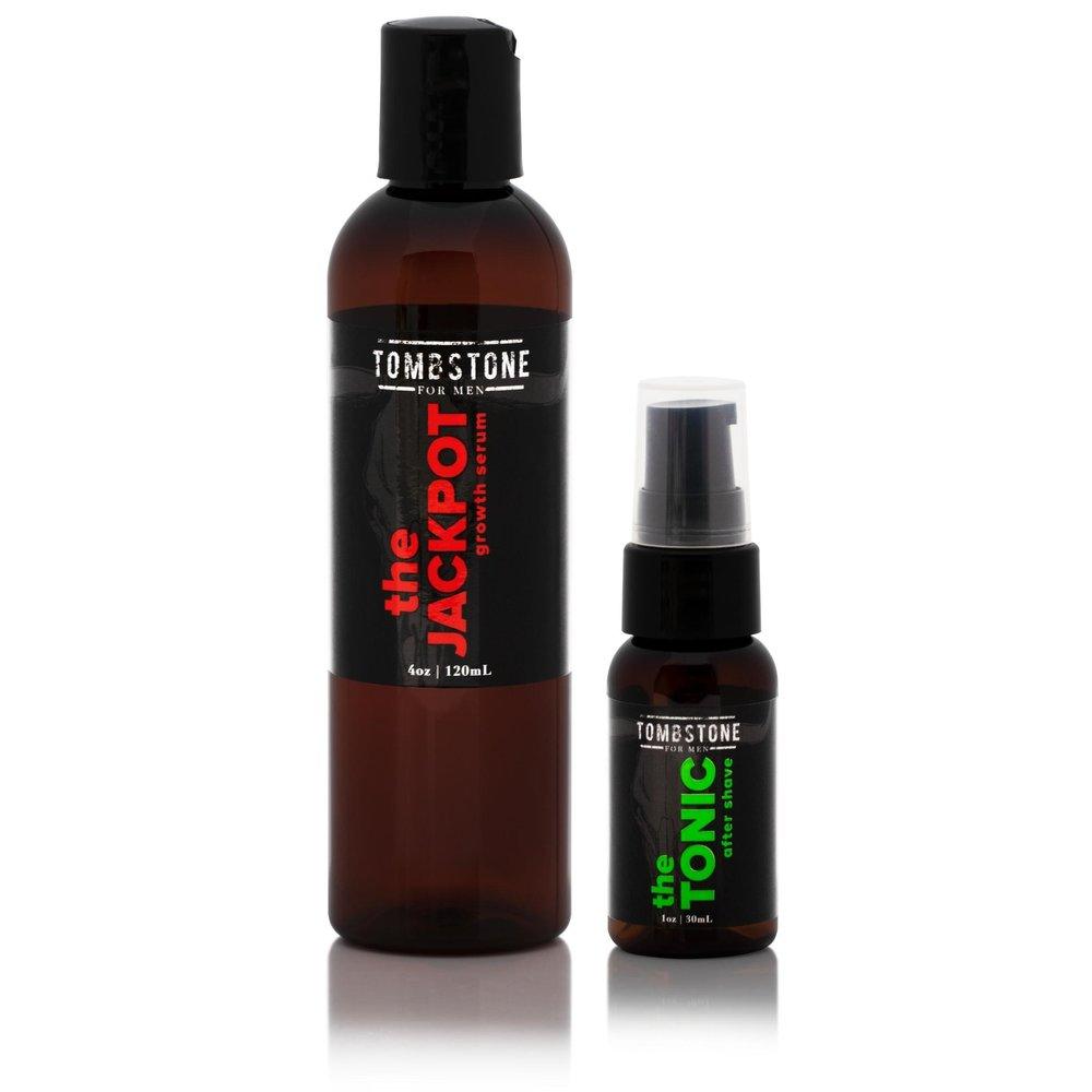 The Jackpot KGF Vegan Hair Growth Serum & The Tonic After Shave Kit by VYSN