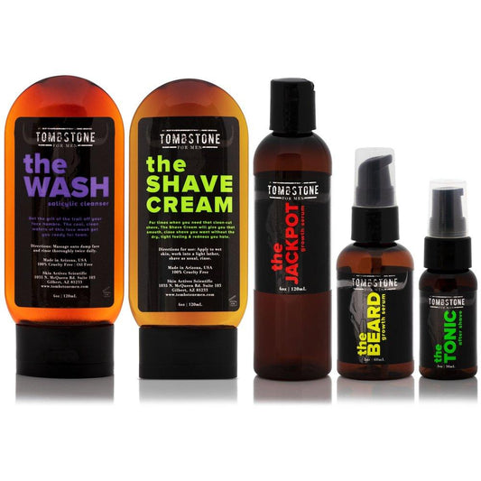 The Mature Man Beard Care Kit - The Wash, The Shave Cream, The Jackpot, The Beard, & The Tonic by VYSN