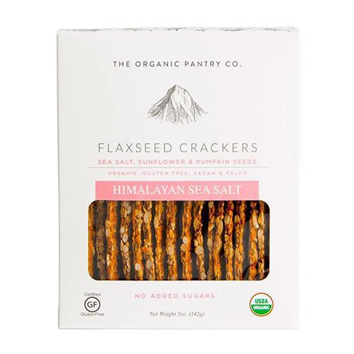 The Organic Pantry Co. - 'Himalayan Sea Salt' Flaxseed Crackers (5OZ) by The Epicurean Trader