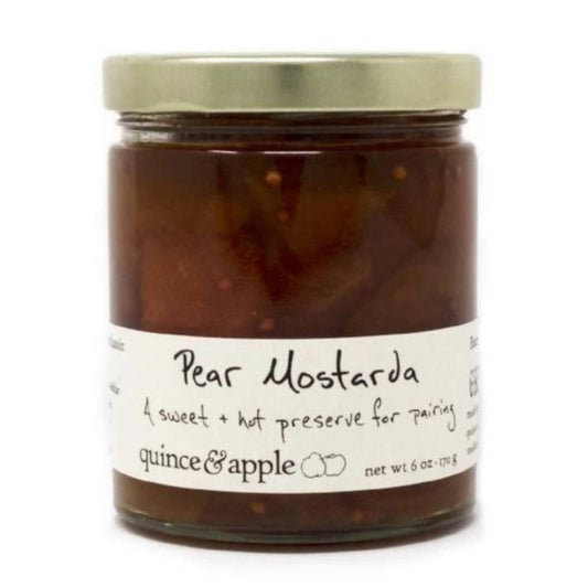 Pear Mostarda Preserves Jars - 12 x 6oz by Farm2Me