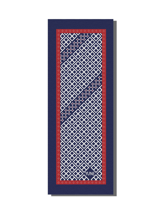 Yune Yoga Blue Pilates Mat Reiko by Yune Yoga