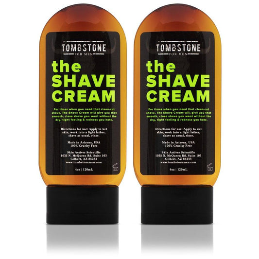 The Shave Cream - Nourishing Active Close & Clean-Cut Shave Ingredients - 4 oz - 2-Pack by VYSN