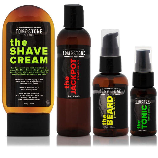 The Survival Beard Care Kit - The Shave Cream, The Jackpot, The Beard, & The Tonic by VYSN