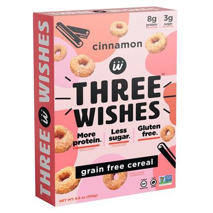 Three Wishes - 'Cinnamon' Grain Free Cereal (8.4OZ) by The Epicurean Trader