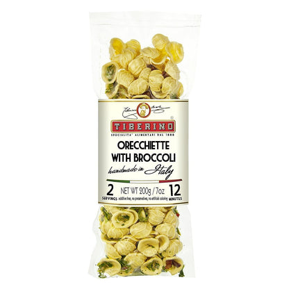 Tiberino - Orechiette Pasta w/ Broccoli (7OZ) by The Epicurean Trader