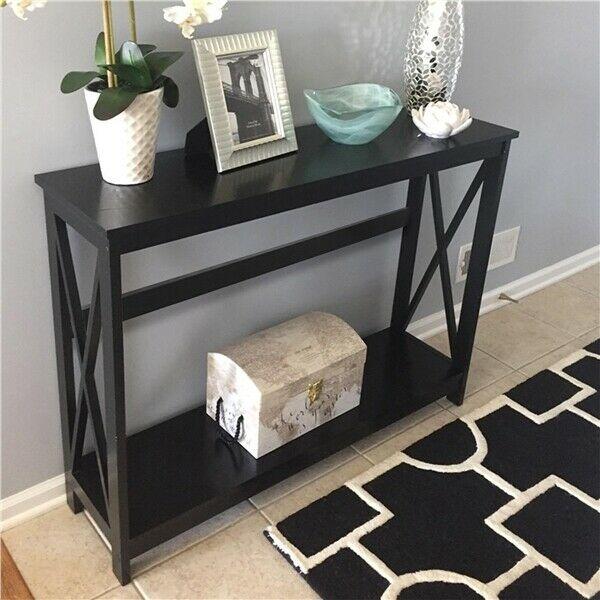 Tier X-Designed Console Table Behind Sofa Table for Living Room Entryway by Quality Home Distribution