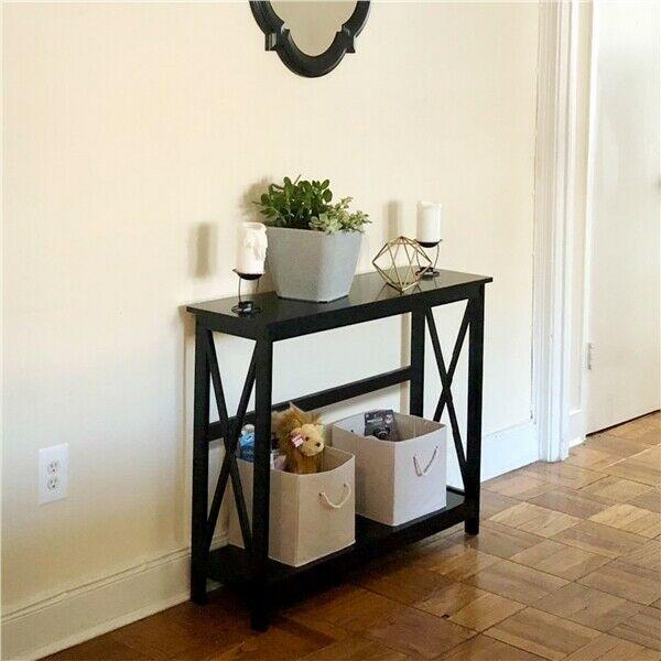 Tier X-Designed Console Table Behind Sofa Table for Living Room Entryway by Quality Home Distribution