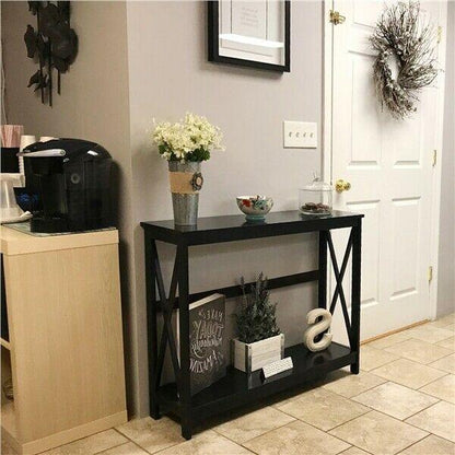 Tier X-Designed Console Table Behind Sofa Table for Living Room Entryway by Quality Home Distribution