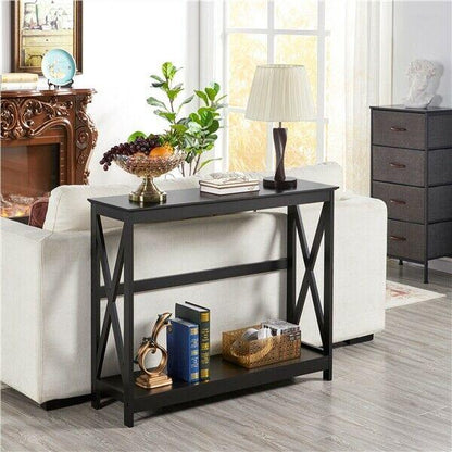 Tier X-Designed Console Table Behind Sofa Table for Living Room Entryway by Quality Home Distribution