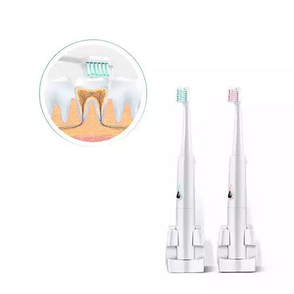 Ultrasonic Electro Toothbrush With Two Additional Brush Heads by VistaShops