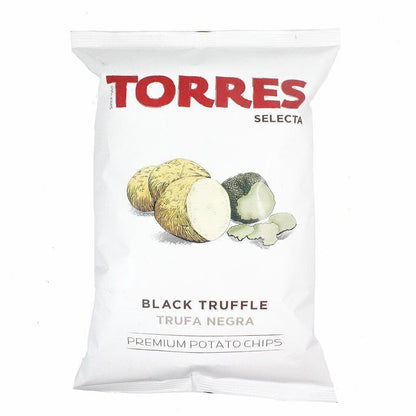 Torres Selecta - 'Black Truffle' Premium Potato Chips (125G) by The Epicurean Trader