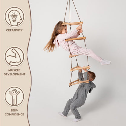 Triangle rope ladder for kids by Goodevas