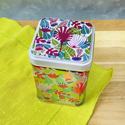 Tropical Garden Tea Tin by Plum Deluxe Tea