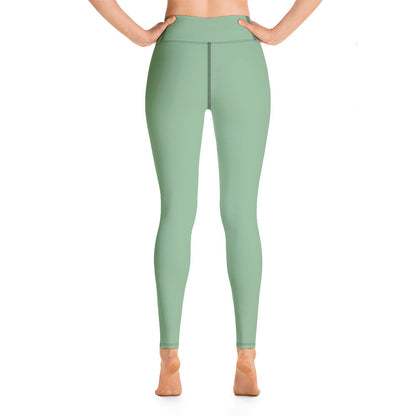 Women's Tropical Dark Sea's Yoga Leggings by Tropical Seas Clothing