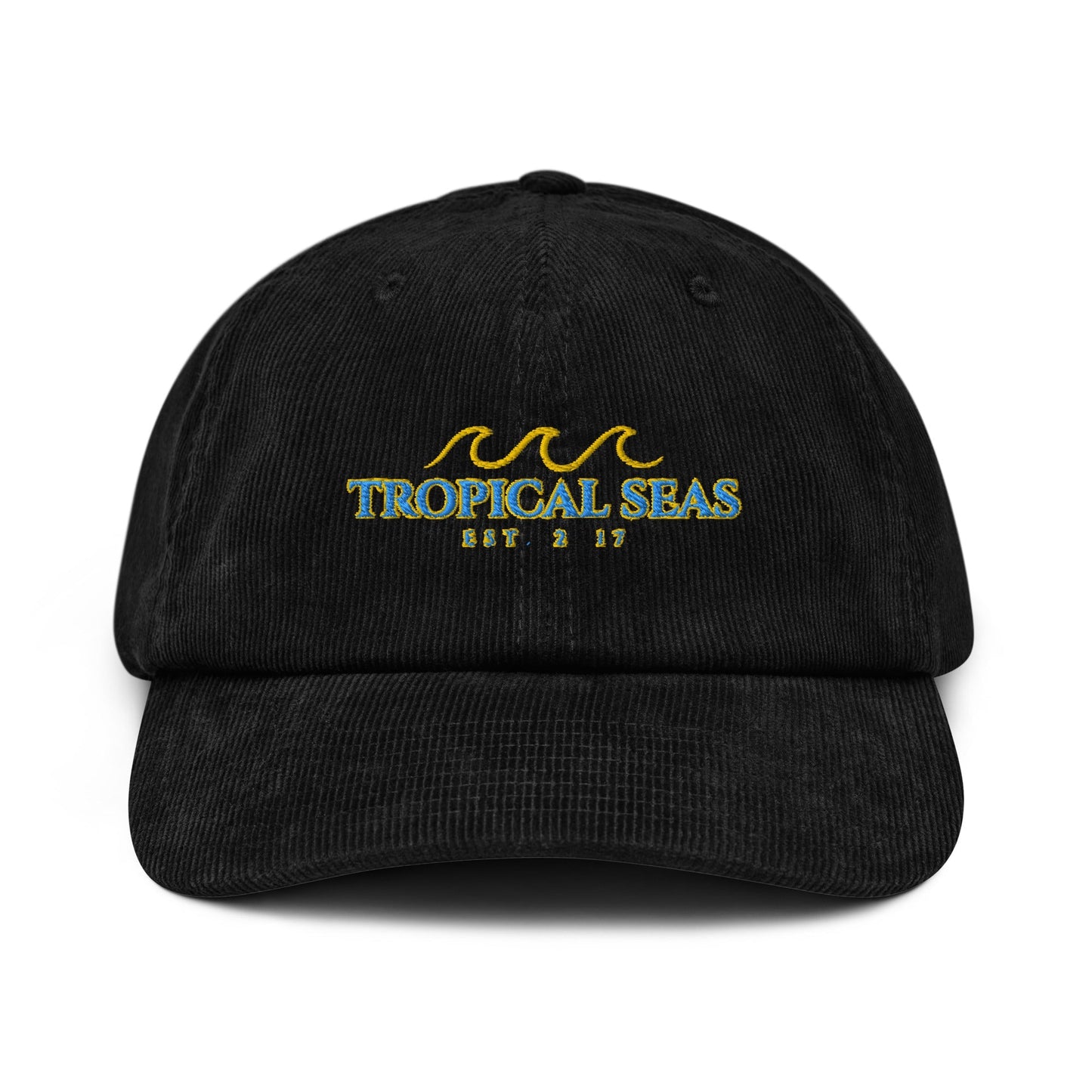 Triple Wave Corduroy Hat by Tropical Seas Clothing