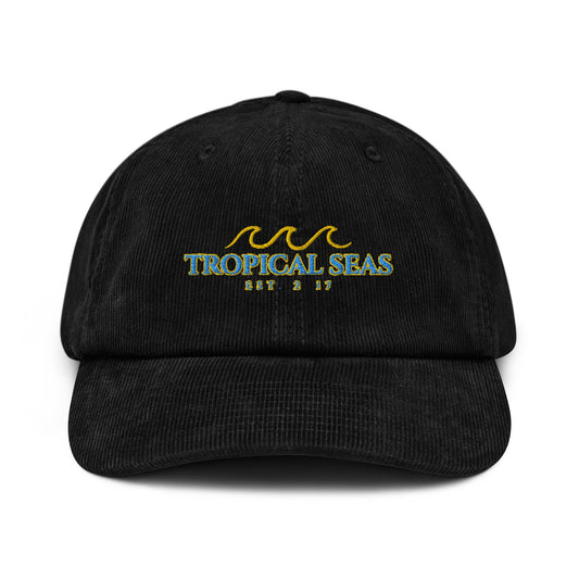 Triple Wave Corduroy Hat by Tropical Seas Clothing