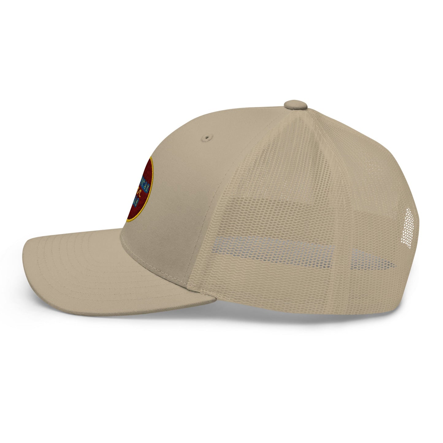 Tropical Maroon Trucker Hat by Tropical Seas Clothing