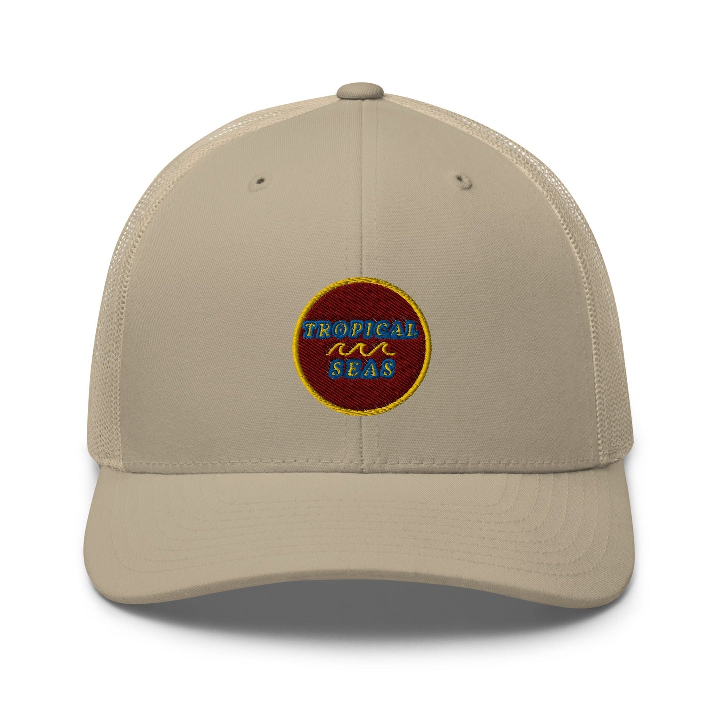 Tropical Maroon Trucker Hat by Tropical Seas Clothing