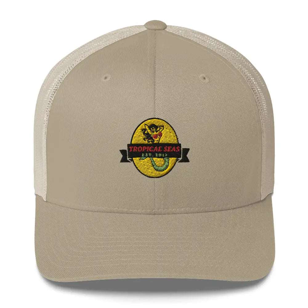 Tropical Mermaid Trucker Hat by Tropical Seas Clothing