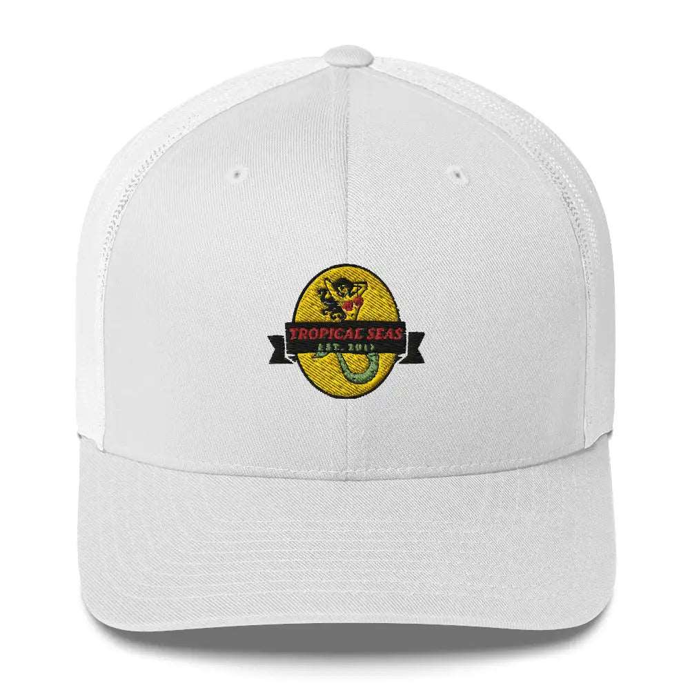 Tropical Mermaid Trucker Hat by Tropical Seas Clothing