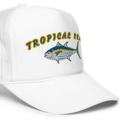 Tropical Seas Tuna Foam trucker hat by Tropical Seas Clothing