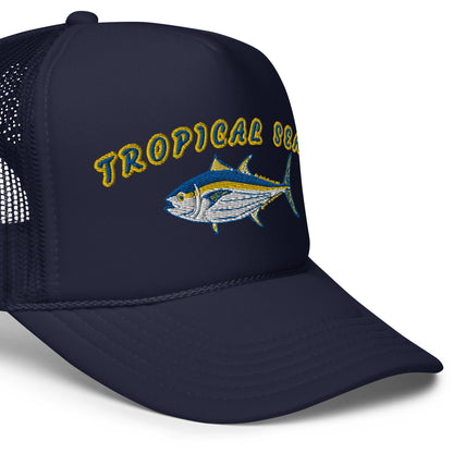 Tropical Seas Tuna Foam trucker hat by Tropical Seas Clothing