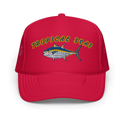 Tropical Seas Tuna Foam trucker hat by Tropical Seas Clothing