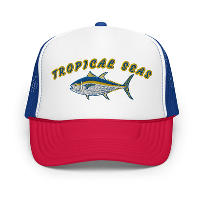 Tropical Seas Tuna Foam trucker hat by Tropical Seas Clothing