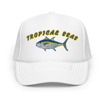 Tropical Seas Tuna Foam trucker hat by Tropical Seas Clothing