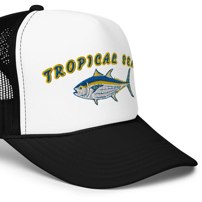 Tropical Seas Tuna Foam trucker hat by Tropical Seas Clothing