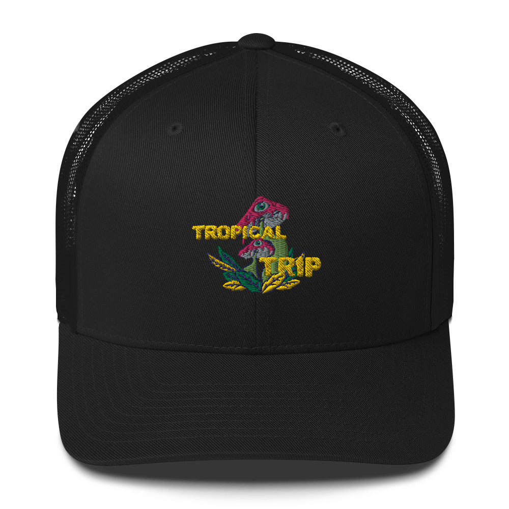 Tropical Trip Trucker Hat by Tropical Seas Clothing