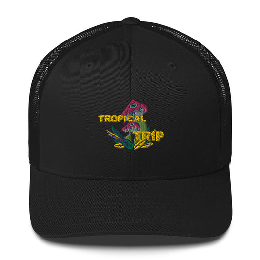 Tropical Trip Trucker Hat by Tropical Seas Clothing