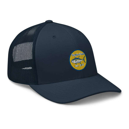 Tuna Tuna Tuna Fishing Trucker Hat by Tropical Seas Clothing