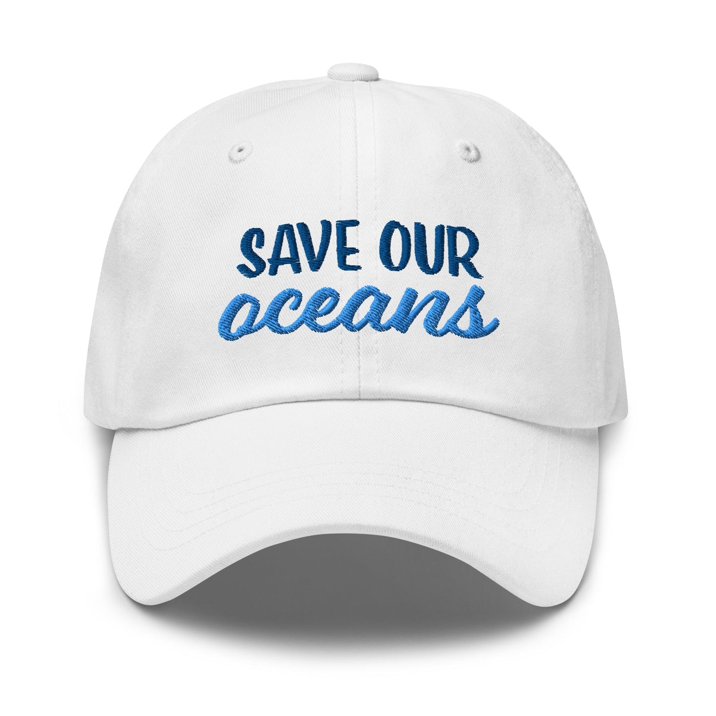 Save Our Oceans Dad Hat by Tropical Seas Clothing